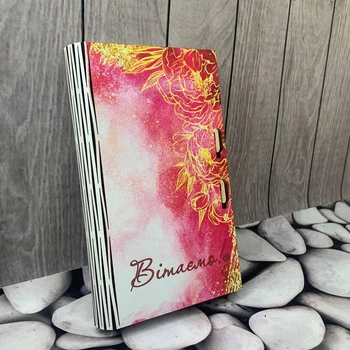Подарунковий конверт для грошей/подарунка з дерева (білий) №26 18х10х3 см Вітаємо