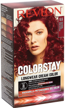Krem farba do włosów bez utleniacza Revlon Colorstay Longwear Cream Color Intense Red 6.6 165 ml (309970210625)