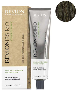 Krem farba do włosów bez utleniacza Revlon Revlonissimo Color Sublime Permanent Color Light Brown 5 75 ml (8007376050037)