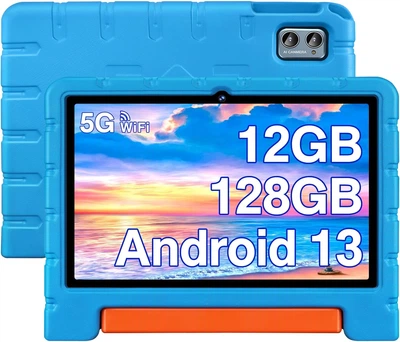 Планшет 10.1" Ziovo Z138 12/128Gb 8 ядер Android 13 6000 mAh Черный Синий Чехол