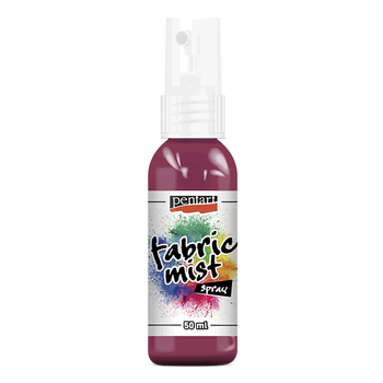 Фарба спрей Pentart Fabric Mist для тканин рожева (721) 50 мл