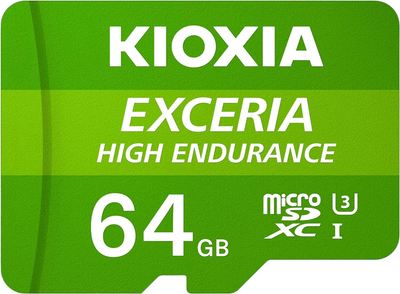 Карта памяти Kioxia Exceria High Endurance microSDHC 64 GB (LMHE1G064GG2)