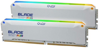 Pamięć OLOy Blade DDR4 4600MHz 2x8GB C19 RGB White (MD4U0846192BRWDE)