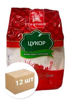 Сахар ТМ "Сто пудов" 900г упаковка 12 шт (166350)
