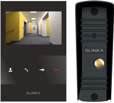 Комплект видеодомофона Slinex SQ-04 Black + ML-16HD Black