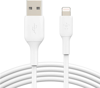 Кабель Belkin USB-A - Lightning PVC 1 м White (CAA001BT1MWH)