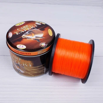 Волосінь для риболовлі на коропа Carp Expert Fluo Orange 1000м 0.30мм