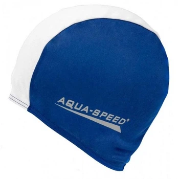 Шапка Для Плавання Aqua Speed Polyester Cap(091-15) MISC Білий/Синій