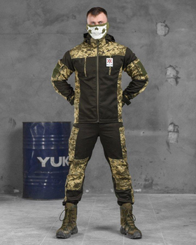 Тактический весенний костюм Горка 2XL олива+пиксель (85894)
