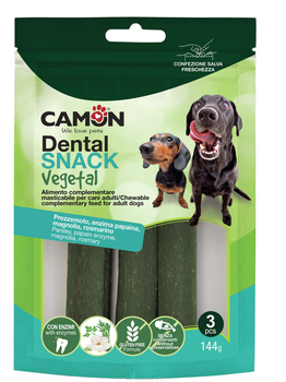 Pałeczki dla psów Camon Dental Snack Warzywa 12 cm 144 g (8019808229201)