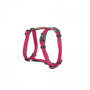 Шлея для собак Camon Guard Bicolor Рожево-сіра 60-100 см 25 мм (8019808204789)