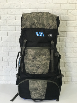 Рюкзак туристический VA T-04-9 85л, камуфляж