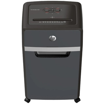 Уничтожитель документов шредер HP Pro Shredder 24CC A4/80gх24 листов/4x35/30 л Черный (2815)