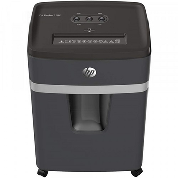 Уничтожитель документов шредер HP Pro Shredder 12MC A4/80gх12 листов/2x15/25 л Черный (2814)