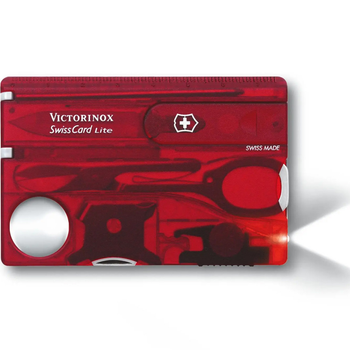 Складной швейцарский нож-карта Victorinox SwissCard Lite 13 in 1 Vx07300.TB1