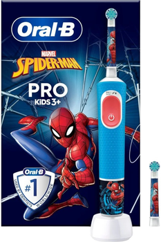 Электрическая зубная щетка Oral-B Vitality Pro Kids 3+ Spider-Man + Brush Head (8006540773659)