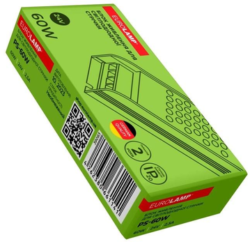 Блок живлення для світлодіодної стрічки 60W 24V 2,5A [4262380661141] PS-60W EUROLAMP