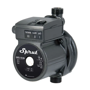 Насос повышения давления SPRUT с мокрым ротором GPD15-9A 105Вт 1.5м³/ч Hmax 9 3/4" DG-00037