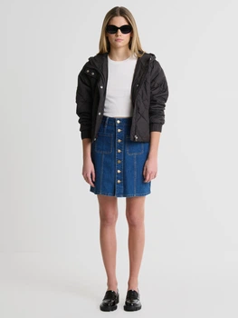 Spódnica trapezowa damska jeansowa Big Star ALMRA W26 Blue (5900714699079)