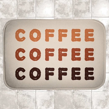 Килимок для ванної водопоглинаючий антиковзаючий Coffee 58х38 см
