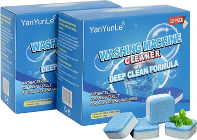 Засіб Washing Mashine Cleaner для чищення пральних машин 12 шт