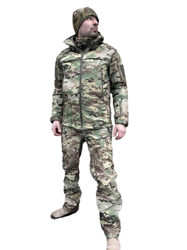 Тактичний костюм софт шелл мультикам Pancer Protection 58