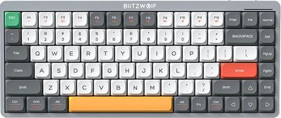 Клавіатура бездротова Blitzwolf BW-Mini75 Red sw (5905316148383)