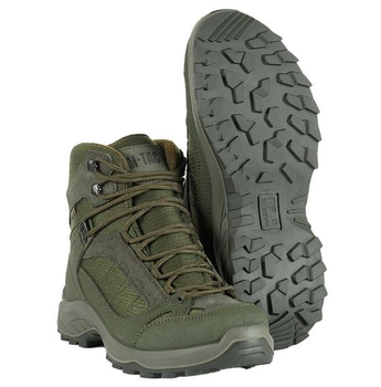Высокие трекинговые ботинки M-Tac Осенне-зимняя обувь 44 Зеленые (Alop)