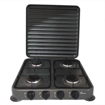 Настольная плита на газе Domotec MS-6604 на 4 конфорки