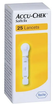 Ланцеты Roche Accu-Check Softclix Lancetas Clixmotion Technology 25 шт (4015630011391)