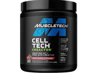 Креатин MuscleTech Cell-Tech Creactor Creatine HCl 269 грамм Вкус Фруктовый Пунш