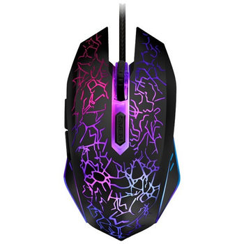 Универсальная мышка игровая геймерская проводная оптическая с RGB подсветкой Jiexin X 15