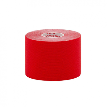 Кінезіо тейп IVN у рулоні 5см х 5м (Kinesio tape) еластичний пластир червоний