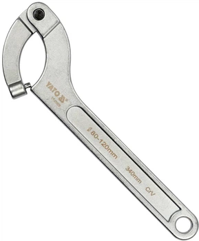 Klucz hakowy przegubowy YATO z okrągłym bolcem 80-120 mm (YT-01678)