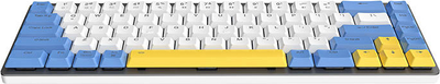 Klawiatura bezprzewodowa Dareu EK868 Bluetooth Biało-niebiesko-żółta (TK568B08605R)
