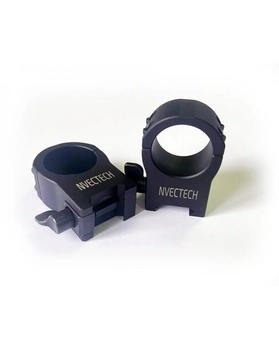 Быстросъемные кольца NVECTech на Weaver 30 мм средние (сталь)