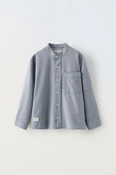 Сорочка ZARA х9962 синя 122