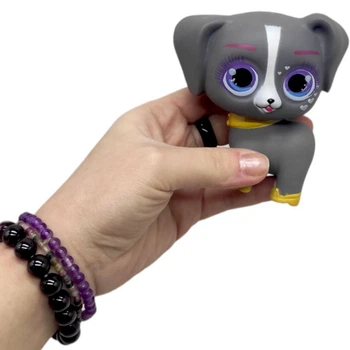 Игровая фигурка Animal world, собачка серая MIC 369A