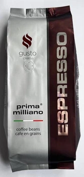 Кава зернова "Prima Espresso Milliano GUSTO CREMA" 70/30 1 КГ