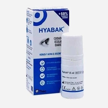 Для догляду за лінзами Hyabak Eyes And Contact Lenses Krople 15 мл (8470002003842)