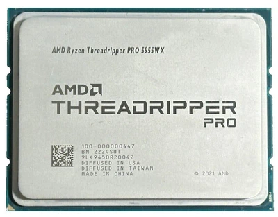 Процессор AMD Ryzen Threadripper PRO 5955WX (100-000000447) (Socket WRX8, 32T, 4.5 ГГц, Tray)