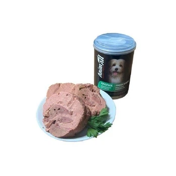 Влажный корм AnimAll для собак, с кроликом и с кролячей печенью, 375 г