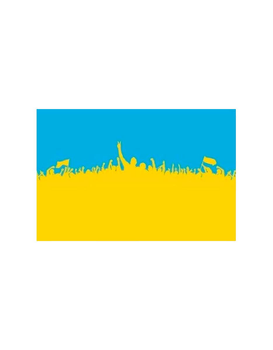 Шеврон патч " Флаг Украины Воля и Победа " на липучке велкро