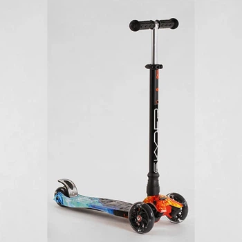 Дитячий самокат триколісний Skyper MAXI (113-33565) чорний