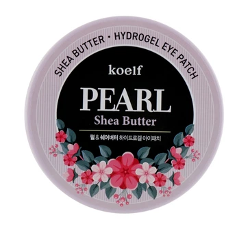 Гидрогелевые патчи для глаз Petitfee & Koelf Жемчуг-Масло ши Shea Butter Hydrogel Eye Patch 60 шт 8809239802629