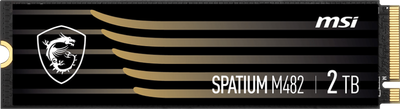 SSD диск MSI Spatium M482 PCIe 4.0 NVMe M.2 2 TB (S78-440Q730-P83)