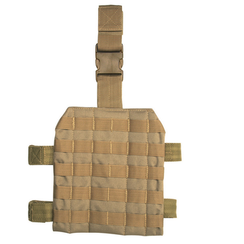 Панель для ніг Mil-Tec Leg Base MOLLE coyote brown 13484005