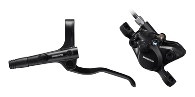 Тормоз гидравлический Shimano MT200 передний (левая ручка BL-MT200, калипер, гидролиния 80 cм) OEM