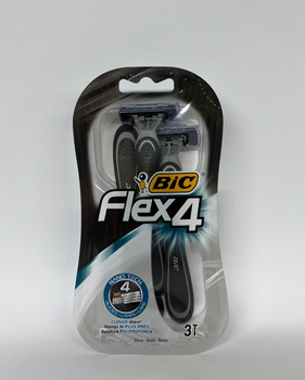 Одноразові станки для гоління Bic Flex 4 - 3 шт.