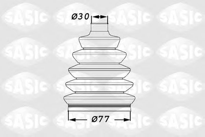 Комплект пилозахисний, приводний вал SASIC SAS1900009 Sasic (1900009)